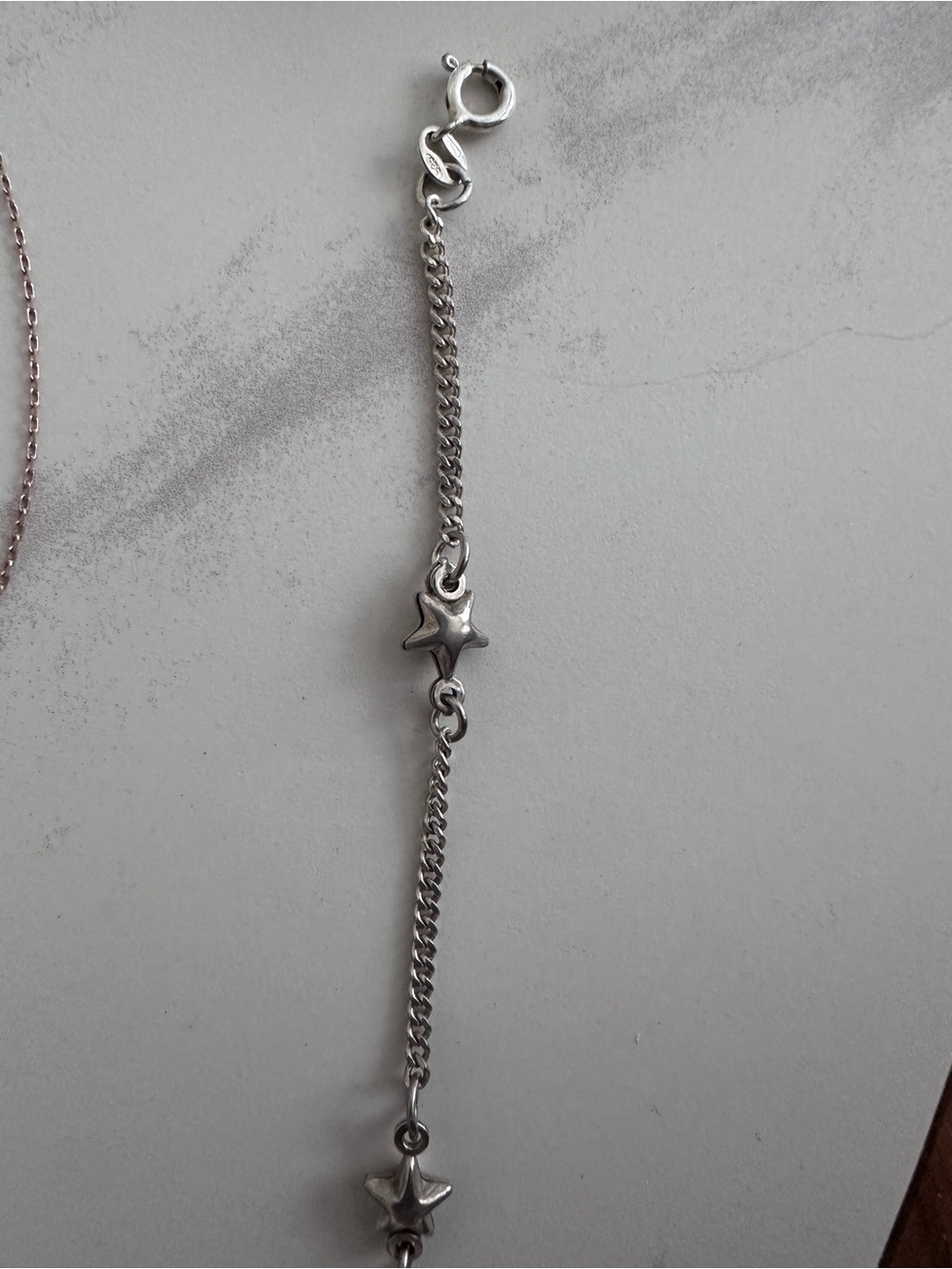 Sterling Silver Star Bracelet - Silver